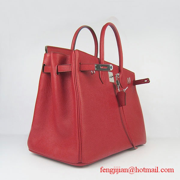 Hermes Birkin 40cm Togo Bag Red 6099